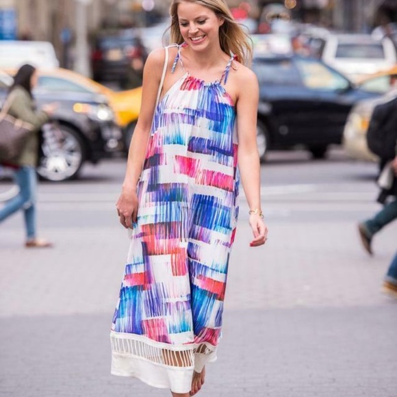 Anthropologie watercolour dress, Fit S-L - Picture 3 of 7